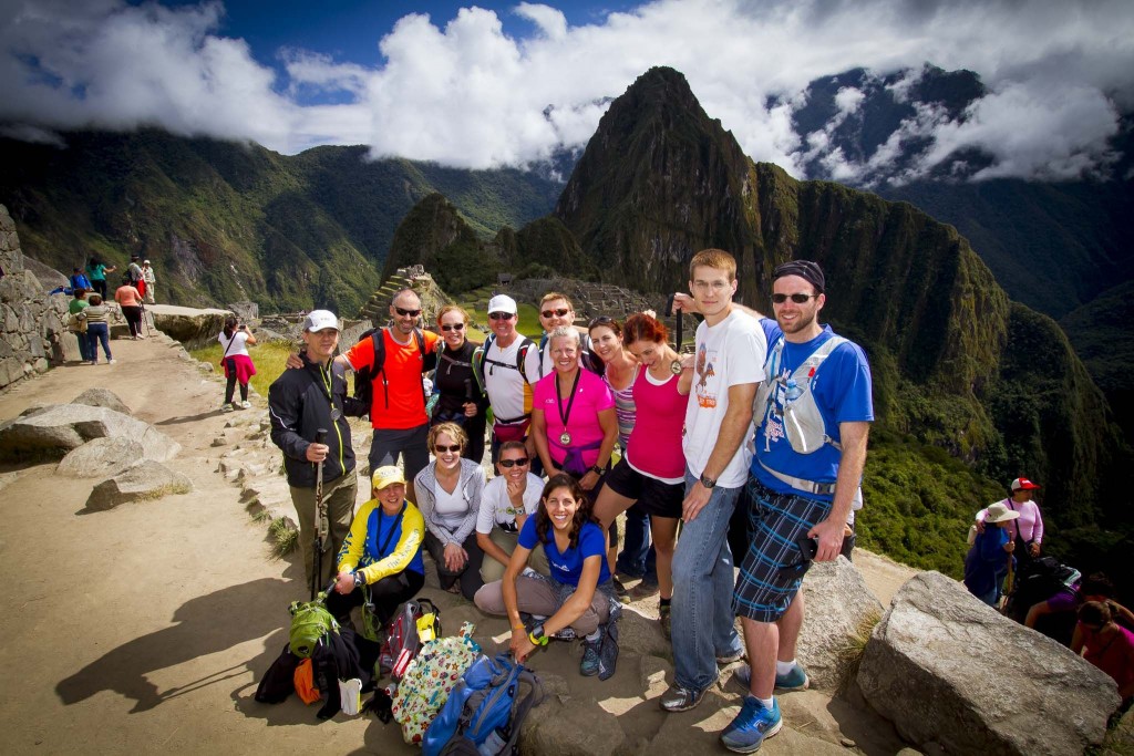 inca trail marathon to machu picchu finish line