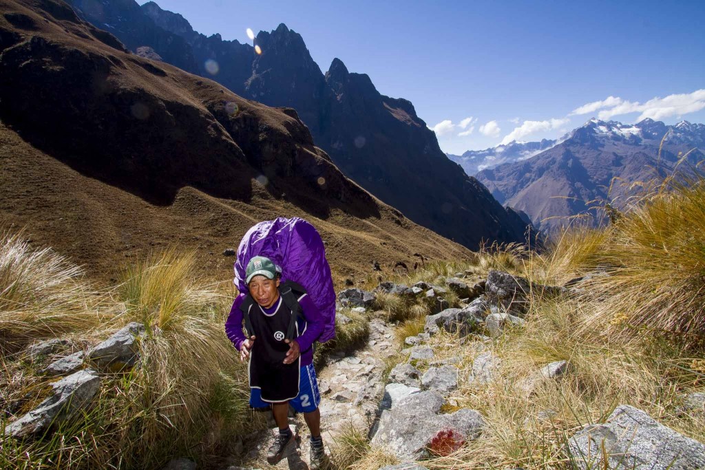 inca trail marathon porter