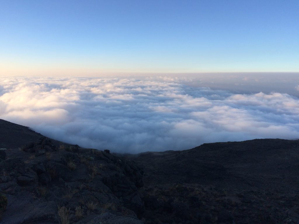 views in kili marathon